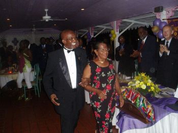 Theodore Skeete during a Lion's Club of Tortola event. Photo: Facebook